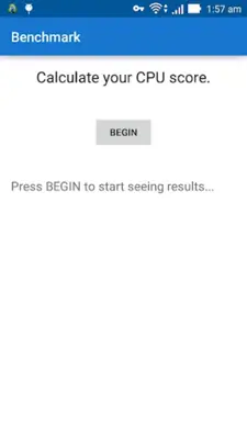Benchmark android App screenshot 1